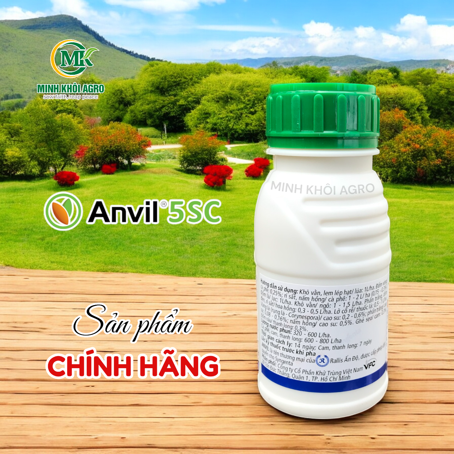 Thuốc trừ bệnh Anvil 5SC (chính hãng Syngenta) - Chai 250ml